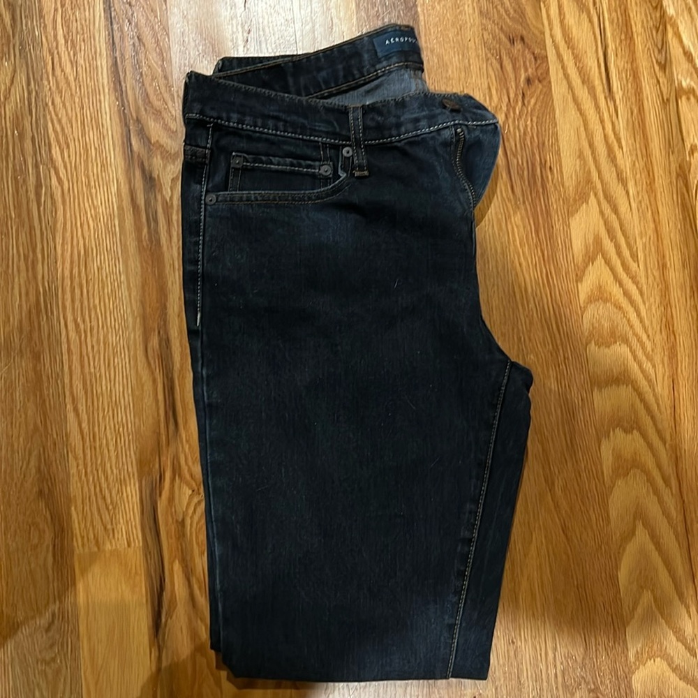 Dark Blue Jeans 32x30 Slim Straight, Aéropostale